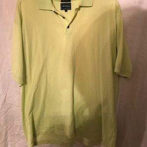 Lime green bills golf polo shirt